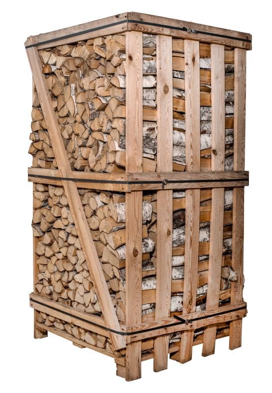 Lemne de foc de mesteacăn, 33 cm, 2 metri cubi